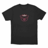Crown Pig Face Unisex T Shirt Black