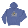 Techno University Unisex Hoodie Blue
